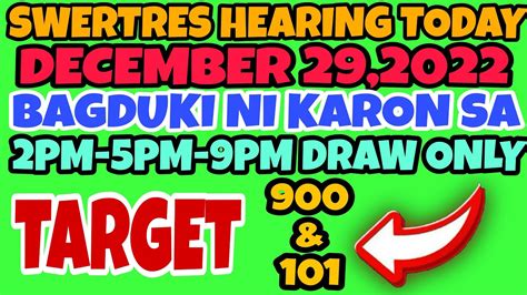 boss doy live today youtube swertres hearing|SWERTRES HEARING TODAY DECEMBER 23,2022 .